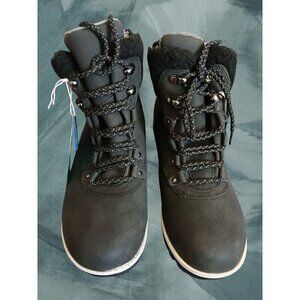 Jambu JBU W Black Waterproof Lace-Up Boots With Memory Foam Footbed size 7.5M